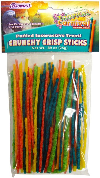 Brown's Tropical Carnival Crunchy Crisp Sticks Bird Treats