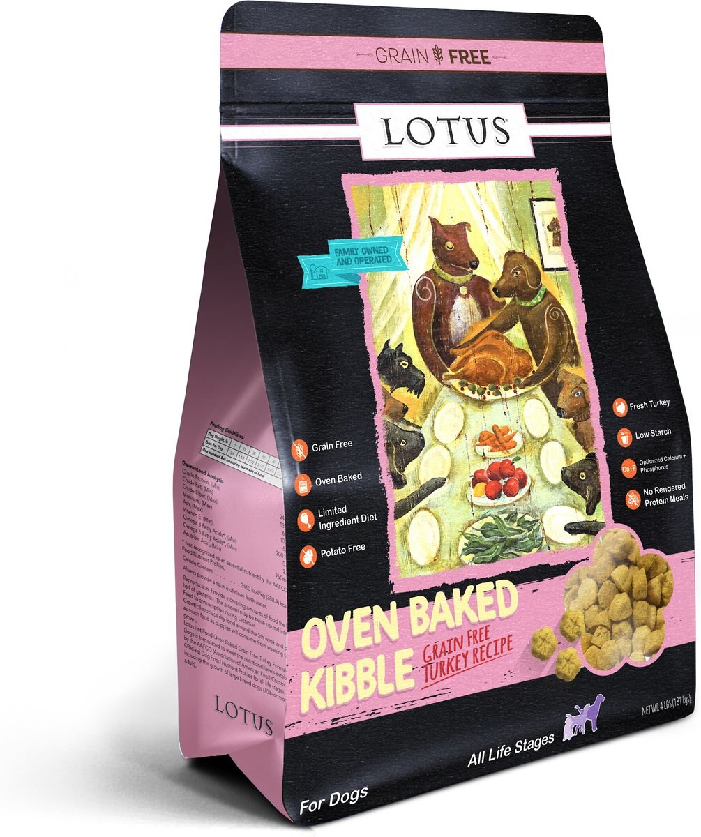 Lotus Oven-Baked Grain-Free Turkey Recipe Dry Dog Food