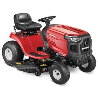 Troy-Bilt Bronco 42 in. 19 HP Briggs and Stratton Engine Automatic Drive Gas Riding Lawn Tractor Bronco 42