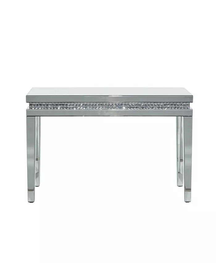 Rosemary Lane Medium-Density Fibreboard Wood Glam Console Table