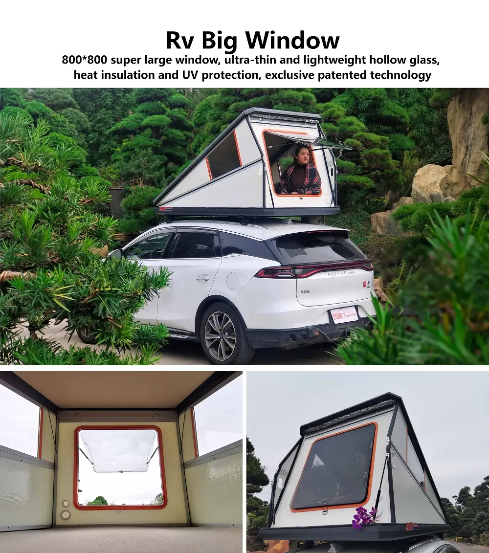 factory sale new products folding car rooftop tent hard shell car roof top tent portable camping trailer tent