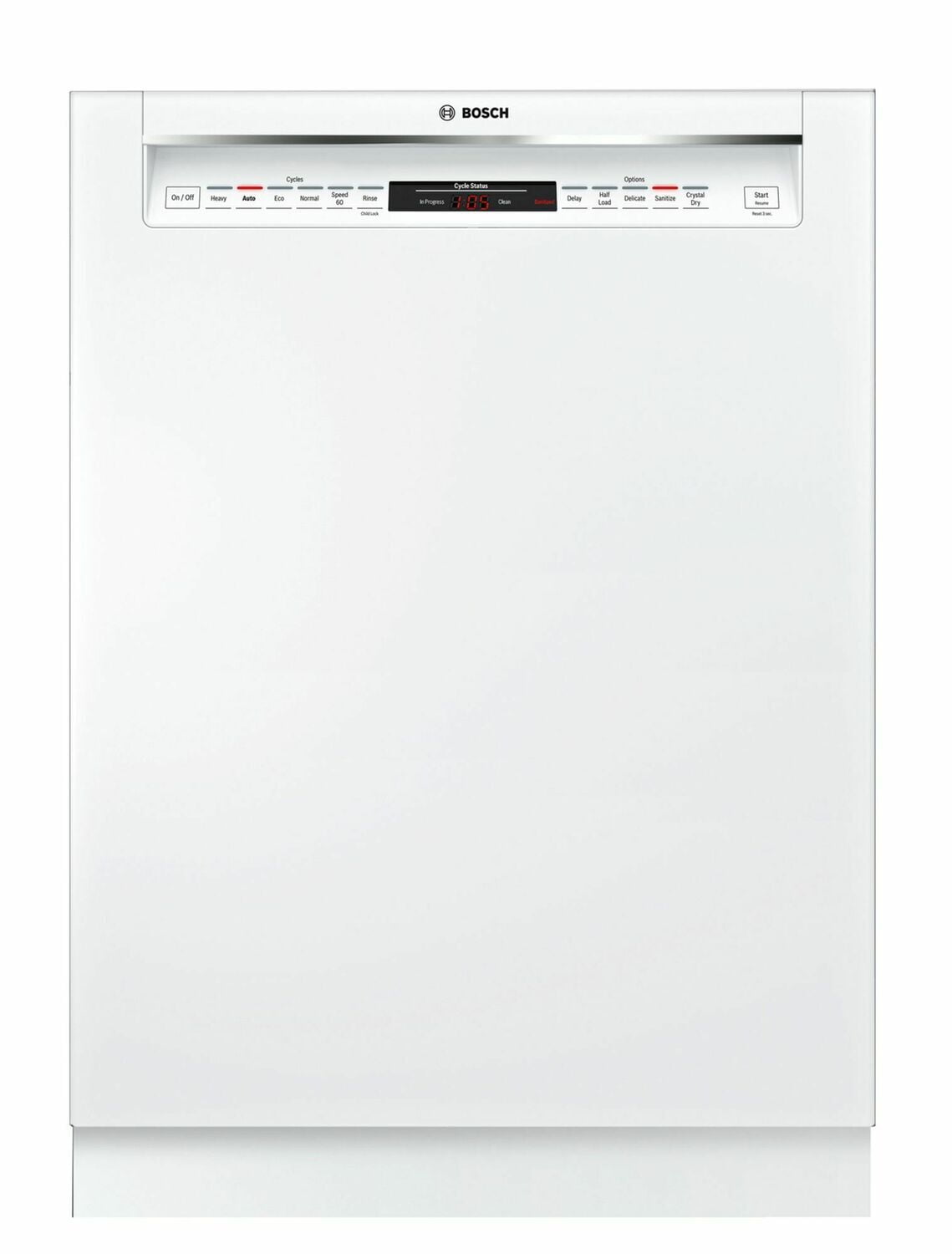 Bosch SHEM78Z52N 800 Series Dishwasher 24'' White, Xxl Shem78Z52N