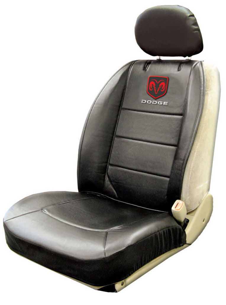 Plasticolor Dodge Black Vinyl Universal Fit Automotive Seat Cover， 1 Pack