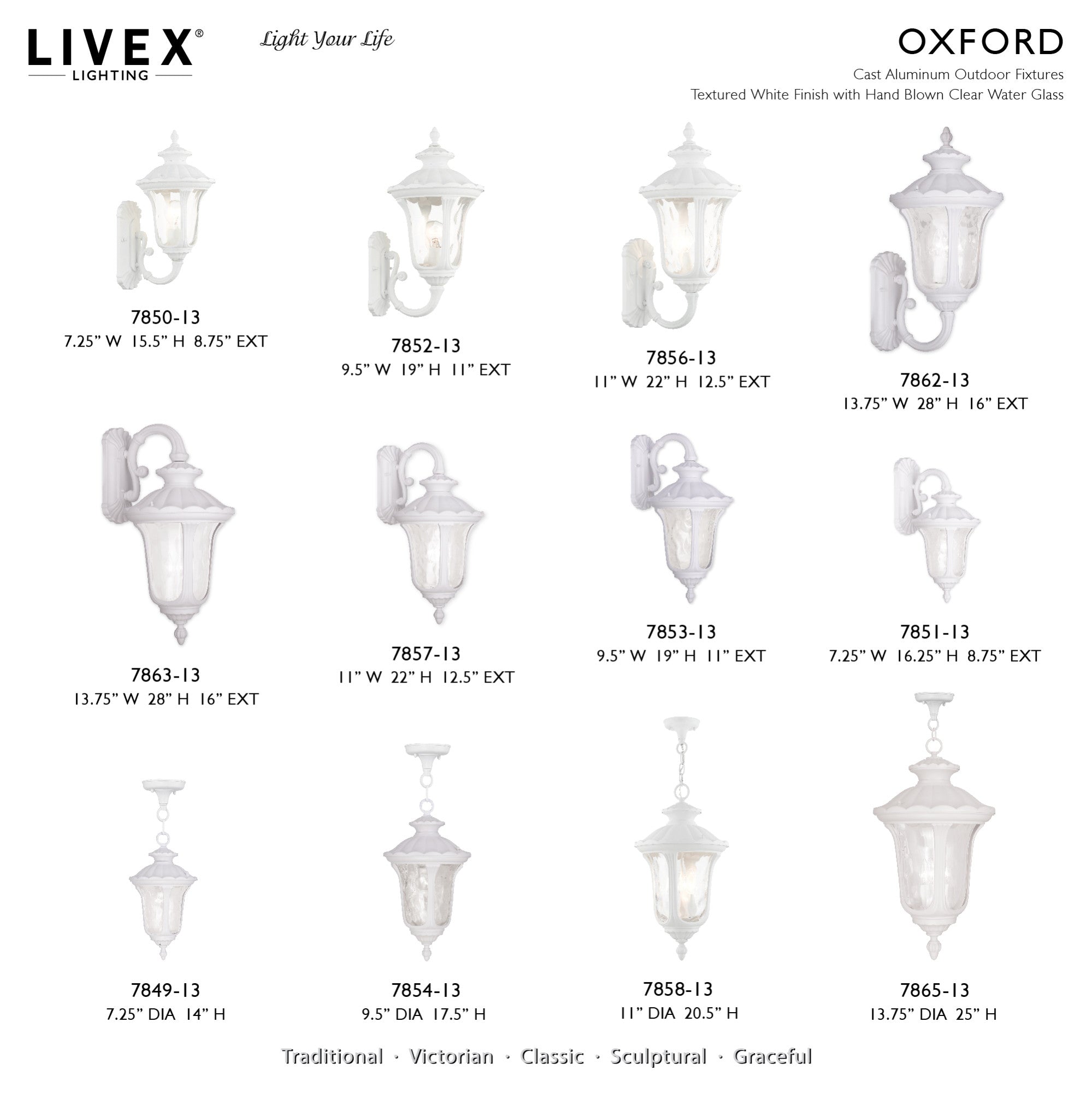 Livex Lighting Oxford 4 Light Outdoor 4 Head Post