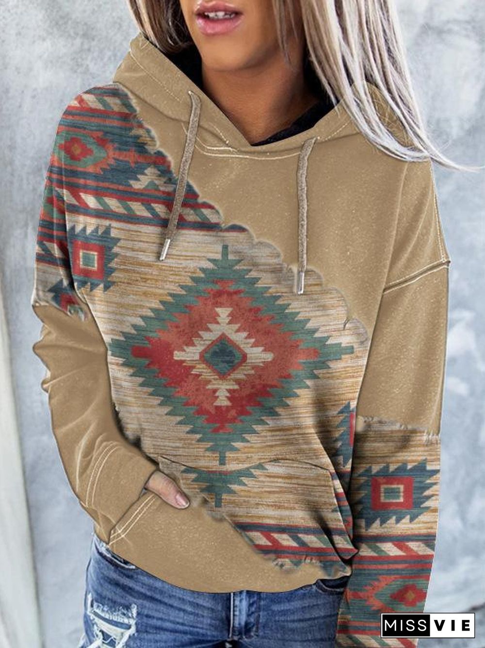 Bohemia Style Printed Hoodie