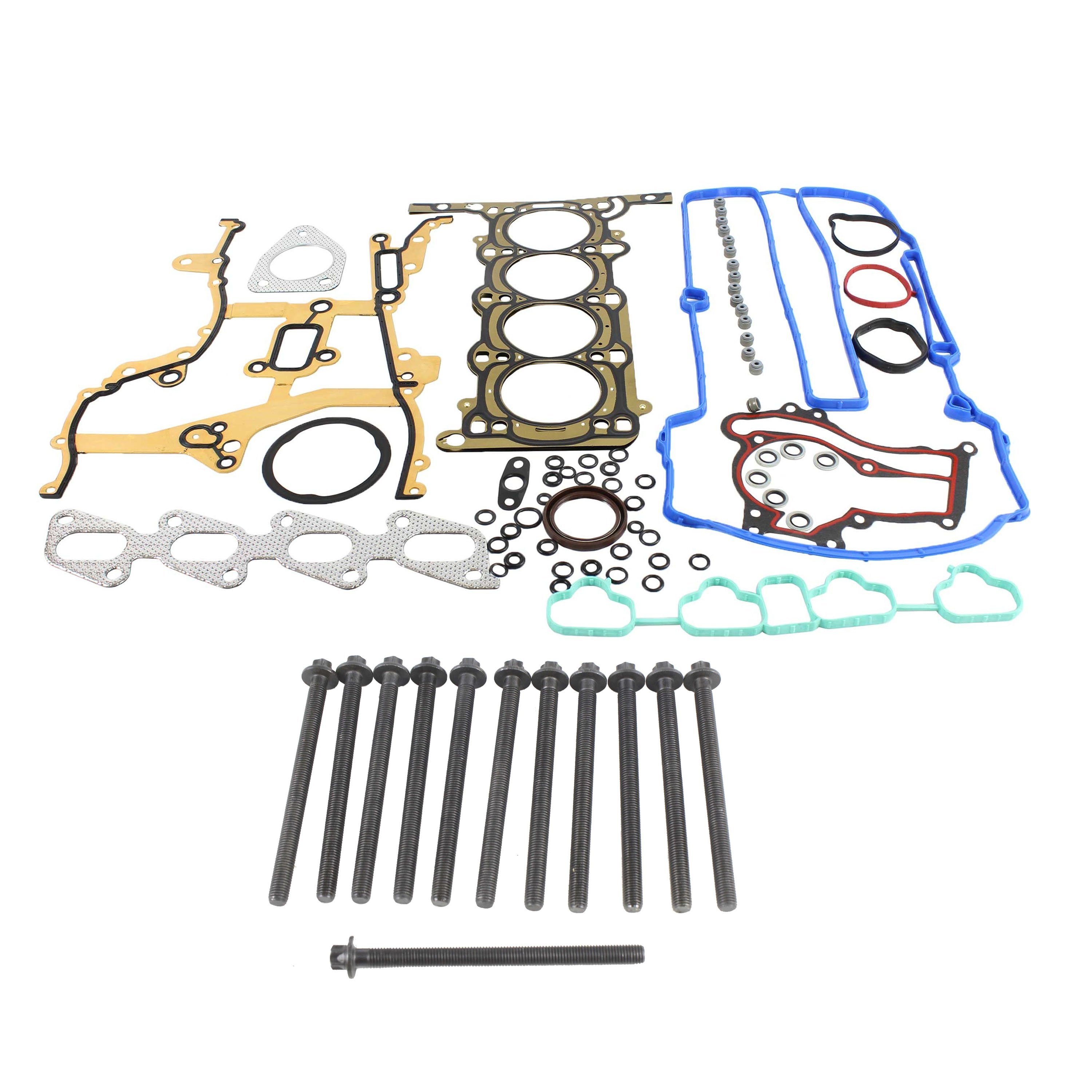 DNJ HGB343 Cylinder Head Set with Head Bolt Kit For 2011-2017 for Chevrolet Cruze 1.4L 1364cc 83cid L4 DOHC