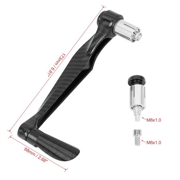 Unique Bargains Universal Handlebar Brake Clutch Lever Guard For Motorcycle 1 Pair