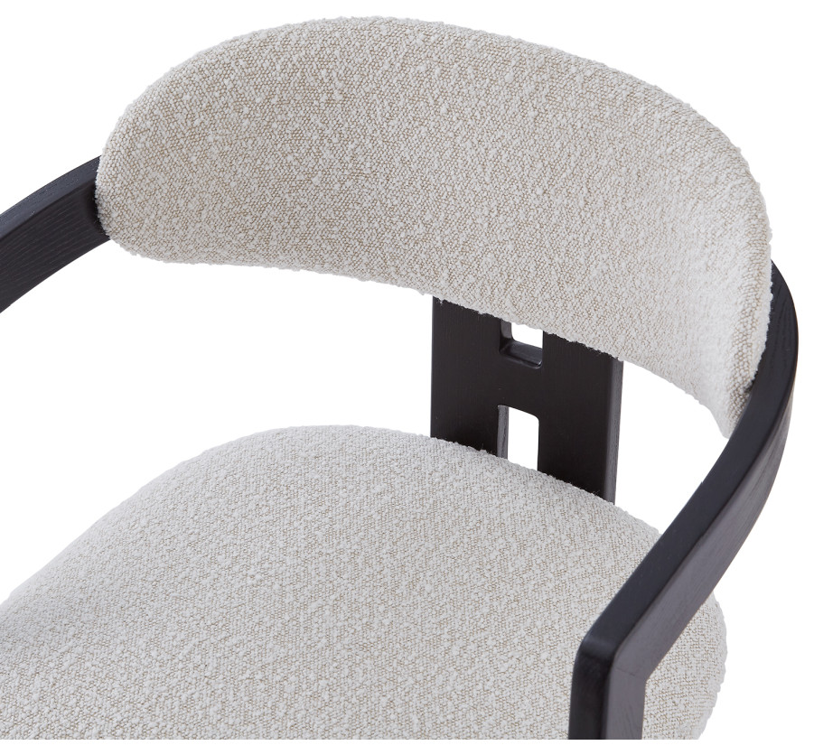 Boucl√© Sand Dining Chair  Liang  ampEimil Neo   Transitional   Dining Chairs   by Oroa   Distinctive Furniture  Houzz