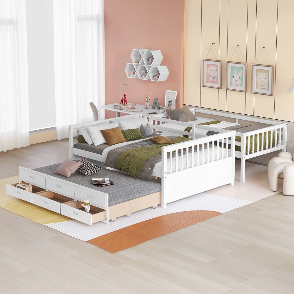 Bunk Bed with Twin size Trundle