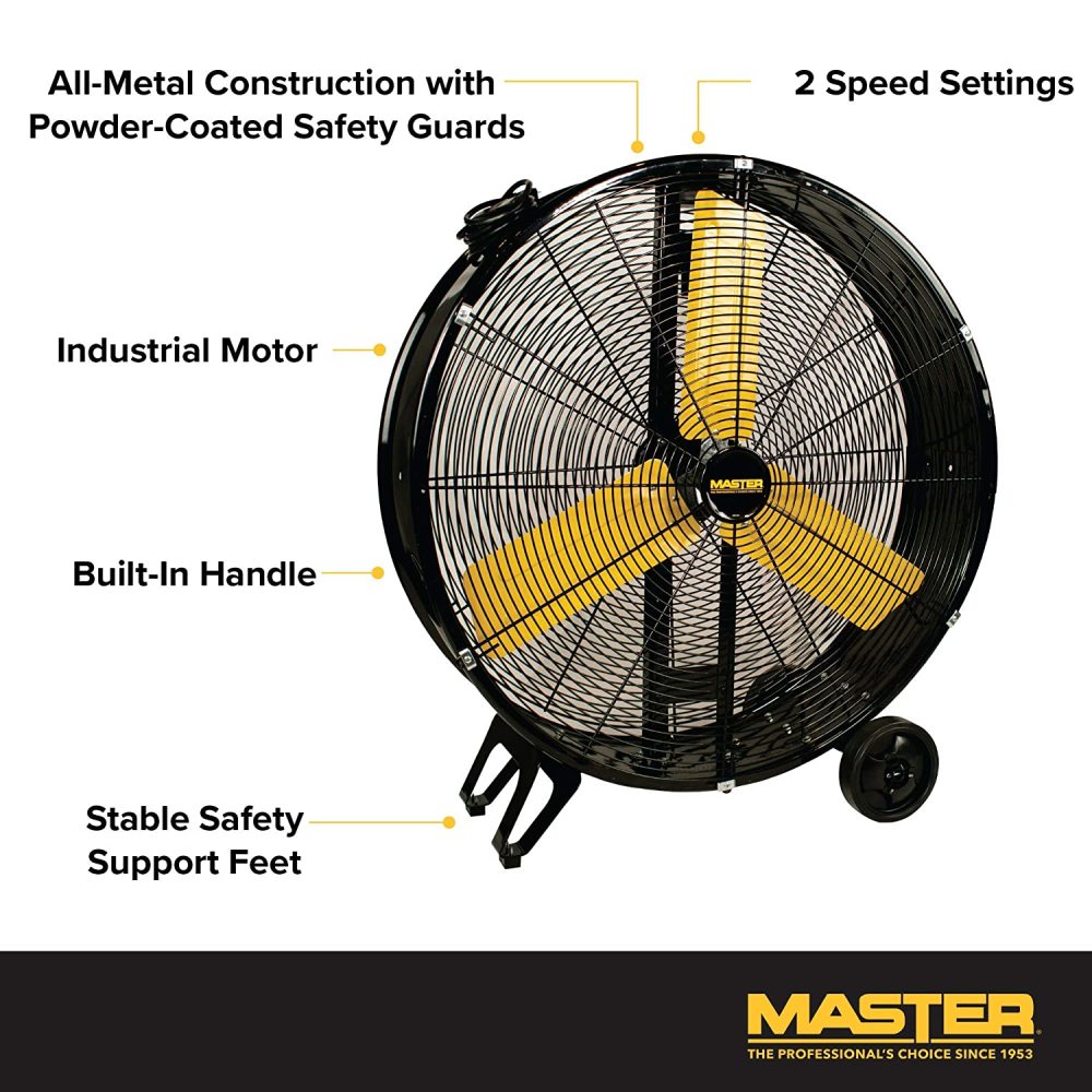 Master Drum Fan High Capacity Direct Drive 30 ;