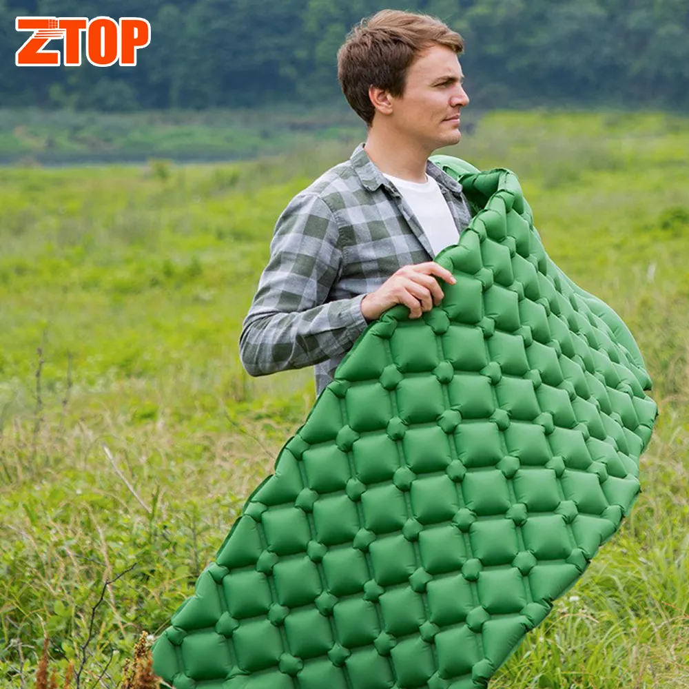 Wholesale Tear Resistance Light Weight 50D Elastic Coated 0.07 Tpu Material Inflatable Outdoor Nap Mat