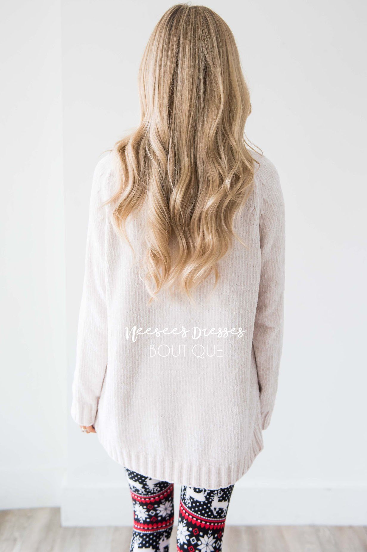 Afraid To Fall Chenille Knit Sweater