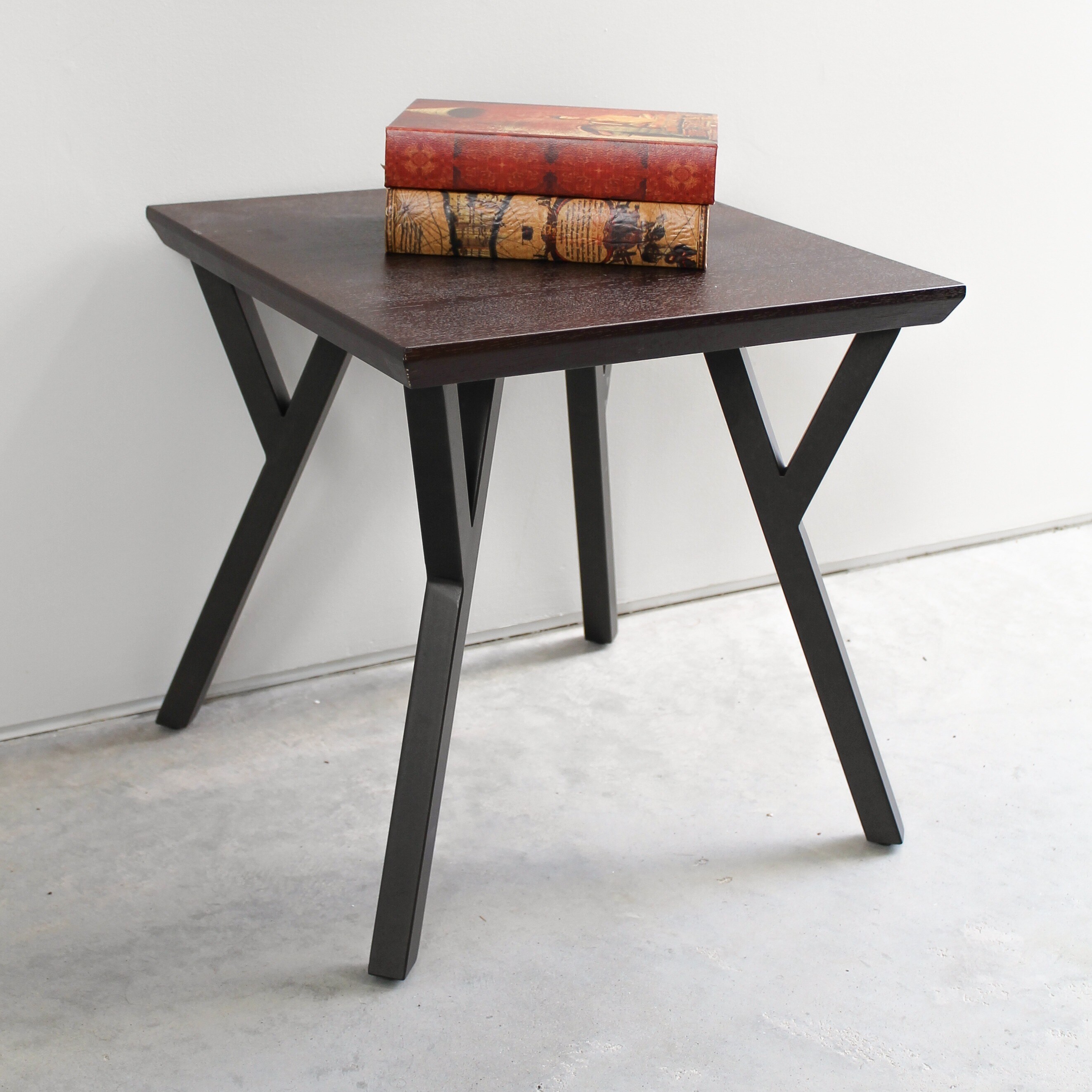 International Caravan Hamburg Contemporary Oak End Table