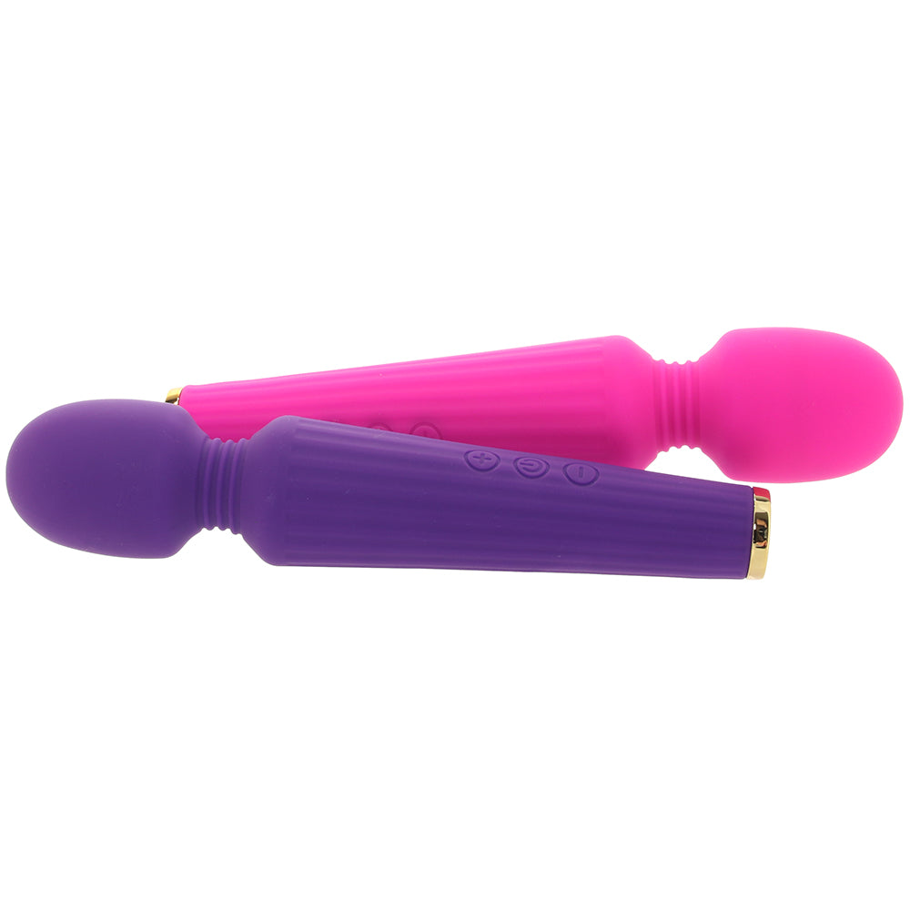 BOGO! Silicone Wand Vibes in Purple & Pink