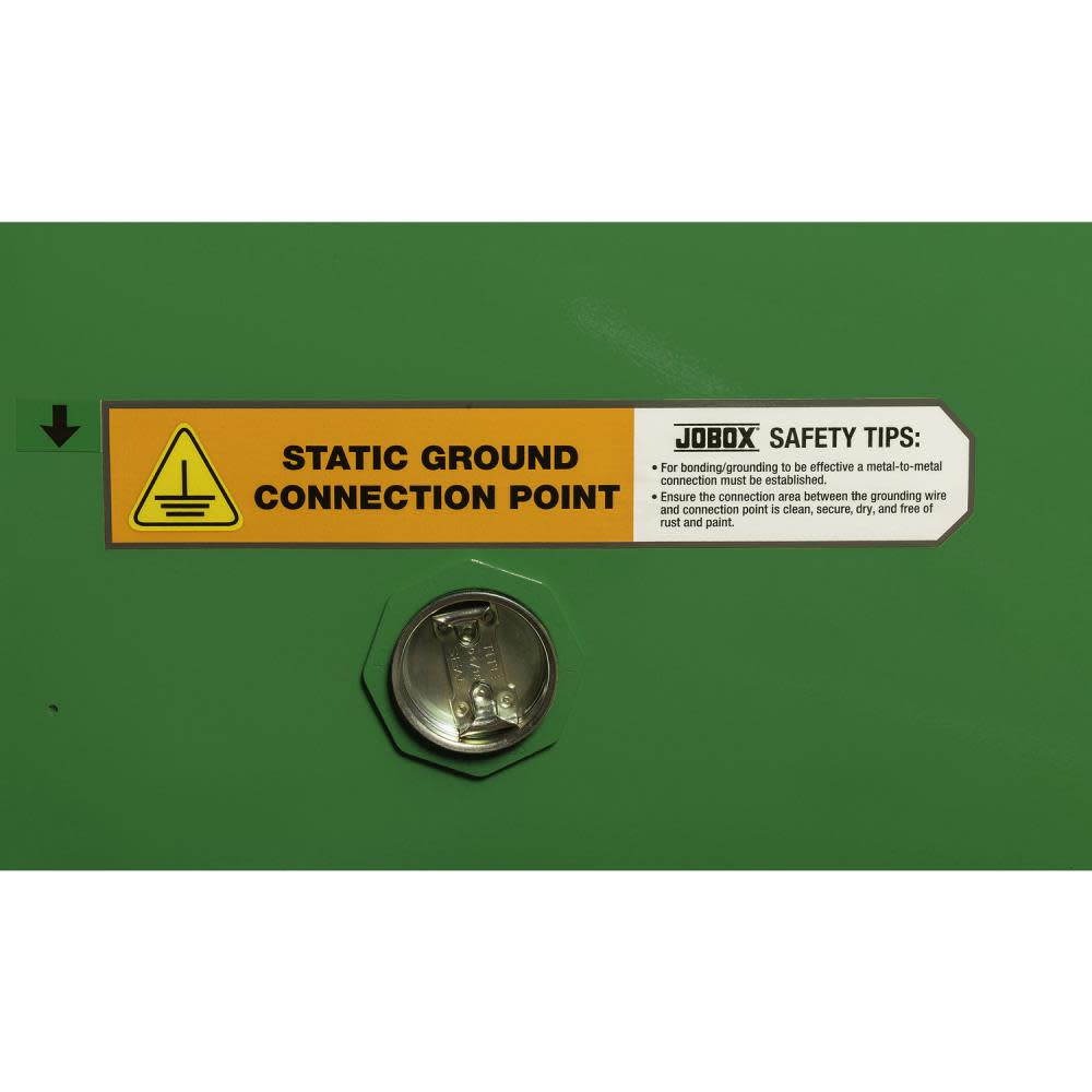 45 Gallon Pesticide Manual Close Safety Cabinet ; Green ;