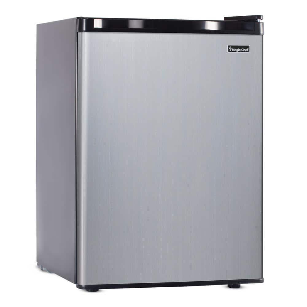 Magic Chef 26 cu ft Mini Fridge in Stainless Look ENERGY STAR