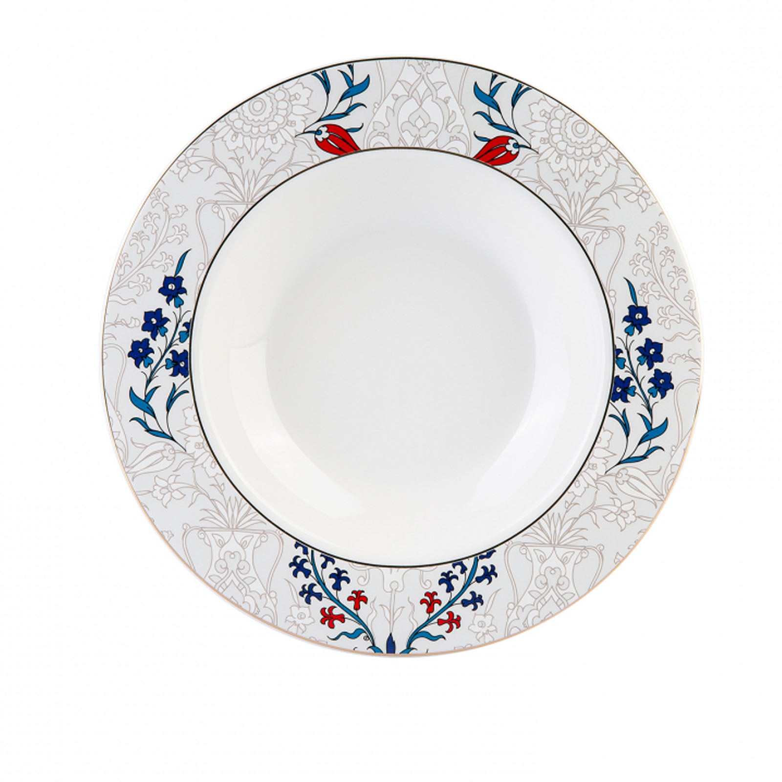 Karaca Plava 24 Pieces Dinner Set For 6 People 153.03.06.1353