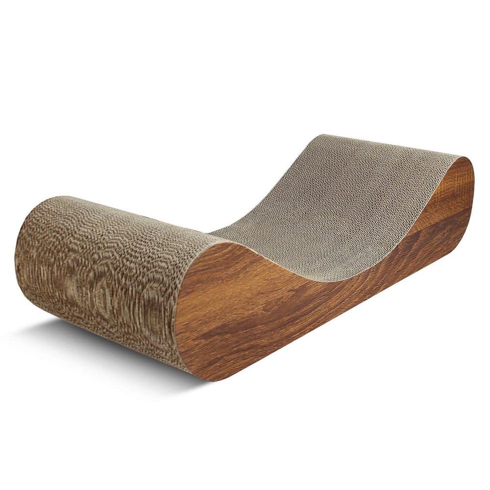 Tidoin Wood Cat Scratcher Cardboard Lounge Bed DHS-YDW1-265