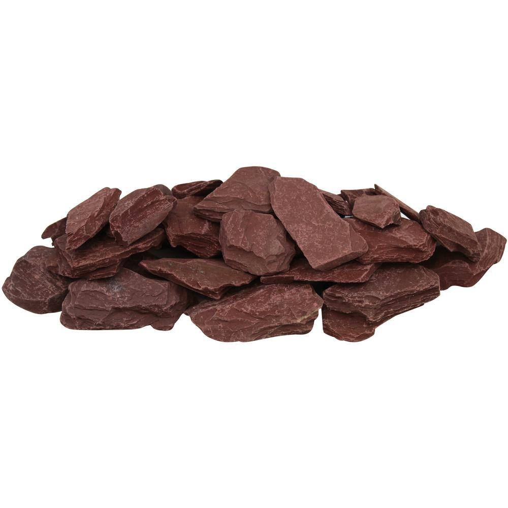 Rain Forest 1 in. 12 cu. ft. 900 lbs. Commodity Red Slate CRFRSLT-30-P30