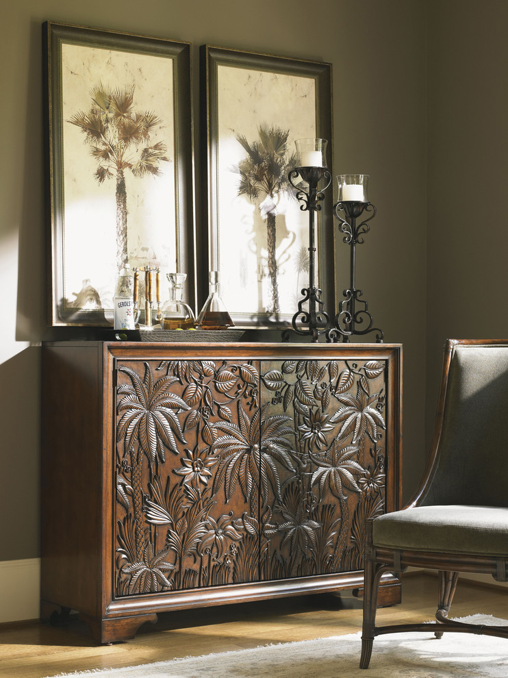 Balboa Carved Door Chest   Tropical   Accent Chests And Cabinets   by Homesquare  Houzz