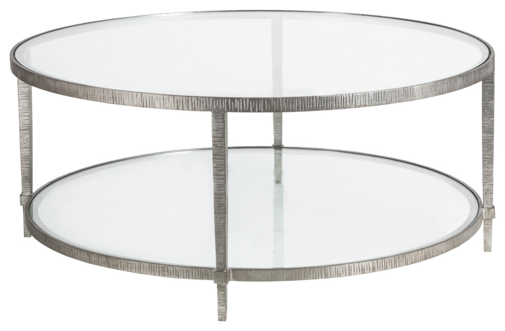 Claret Round Cocktail Table   Contemporary   Coffee Tables   by Lexington Home Brands  Houzz