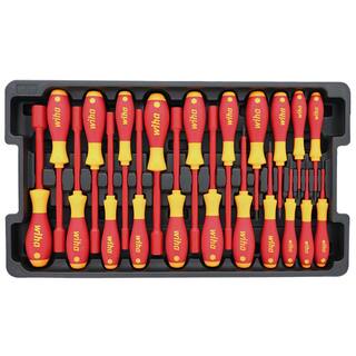 Wiha 80-Piece Master Electrician's Insulated Tools Set In Rolling Hard Case 32800