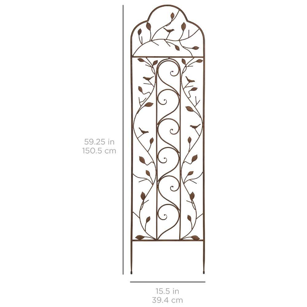 Best Choice Products 60 in. Iron Arched Trellis SKY4177