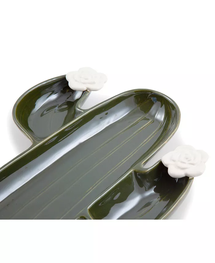 Thirstystone Cactus Tray with Condiment Bowls