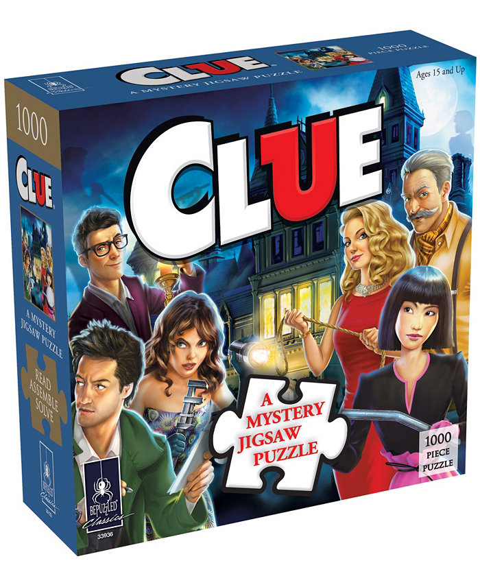 BePuzzled Clue a Mystery Jigsaw Puzzle Set  1000 Pieces