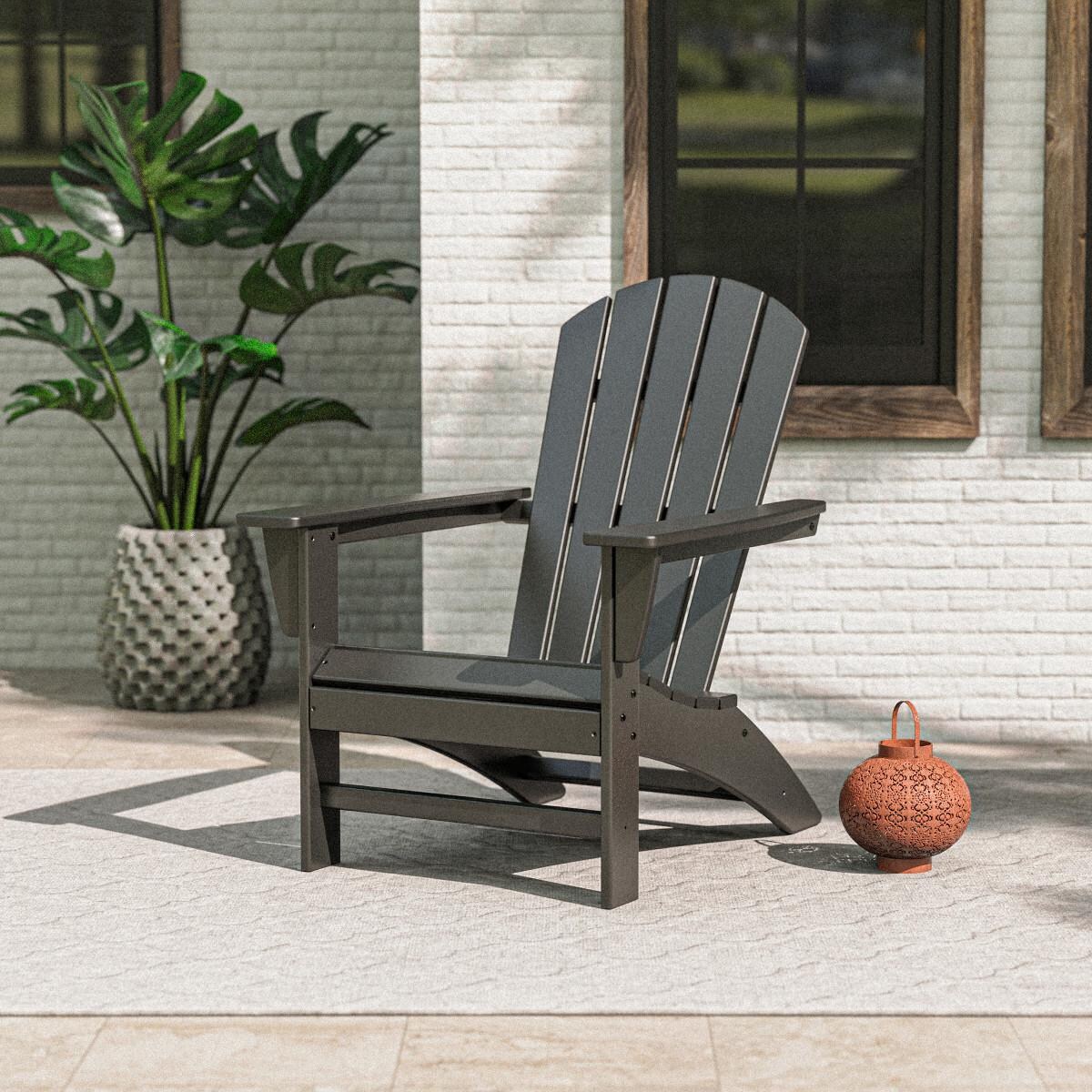 POLYWOOD Nautical Adirondack Chair