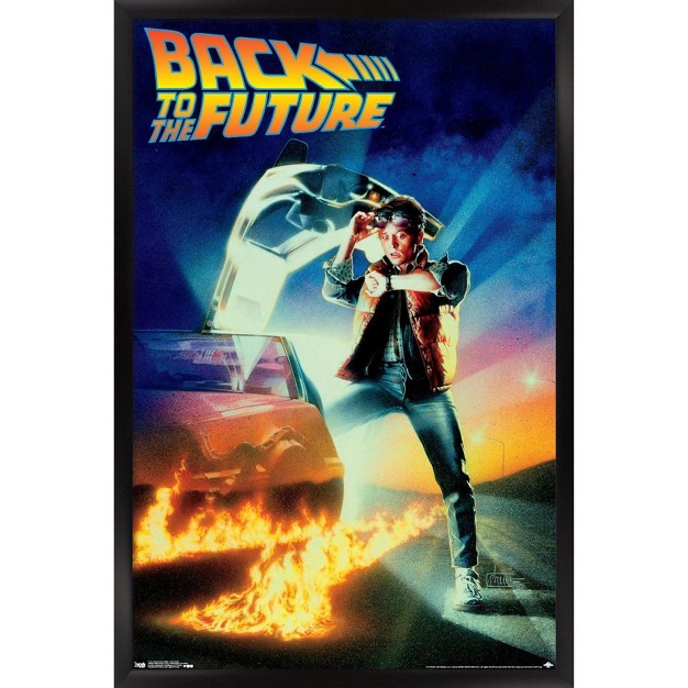 Trends International Back To The Future One Sheet Framed Wall Poster Prints