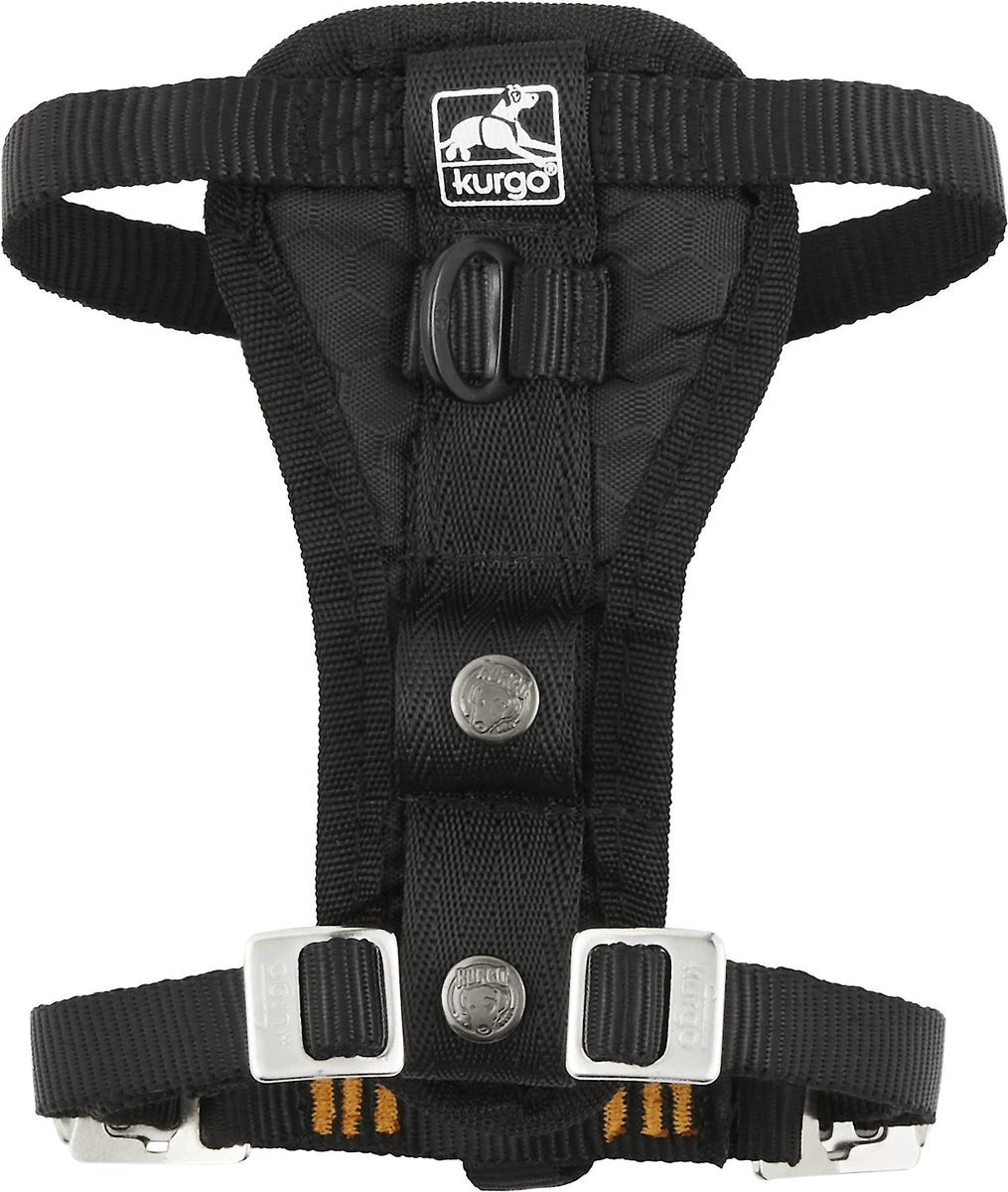 Car Dog Harness - Kurgo Tru-Fit Enhanced Strength Crash Tested Smart， X-Small， Black