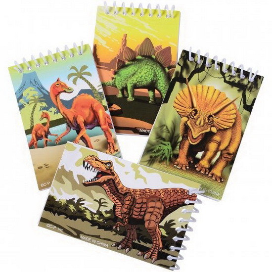 U.S. Toy 4654 Dino Notebooks/8 Pc