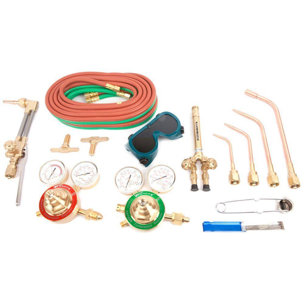 Forney Heavy Duty Oxygen Acetylene Deluxe Victor Type Torch Kit 1711