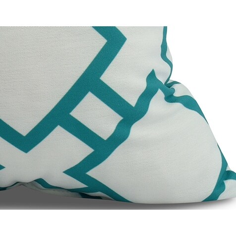 20 x 20 Inch Square in St. Louis Geometric Print Outdoor Pillow