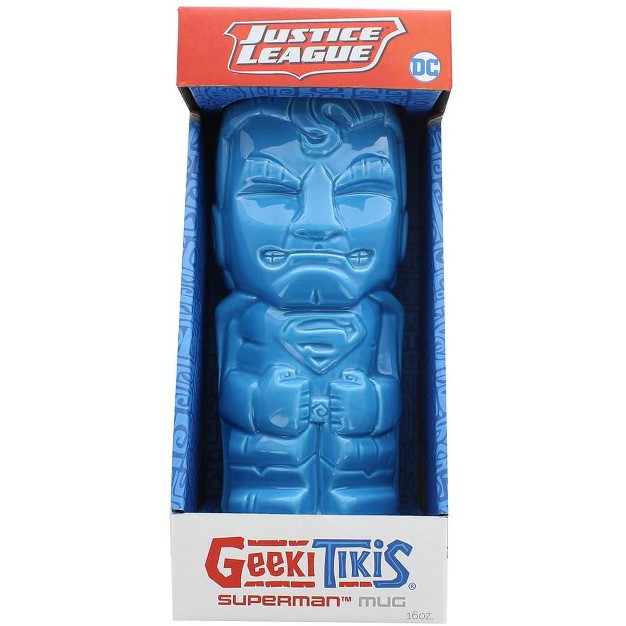 Beeline Creative Dc Comics Geeki Tikis Supeman 16oz Ceramic Mug