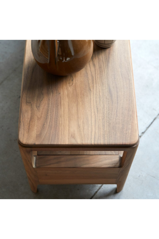Solid Walnut TV Unit  Tikamoon Arto   Transitional   Entertainment Centers And Tv Stands   by Oroa   Distinctive Furniture  Houzz