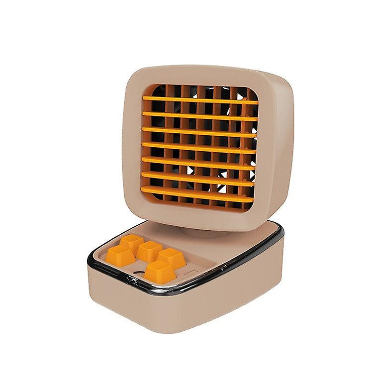 Small water-cooled electric fan humidifying spray desktop
