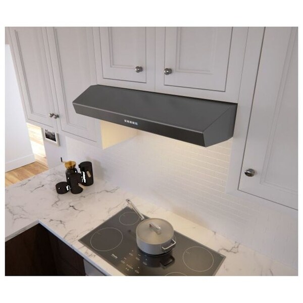 Zephyr Breeze II 210 - 400 CFM 30 Inch Wide Under Cabinet Range Hood