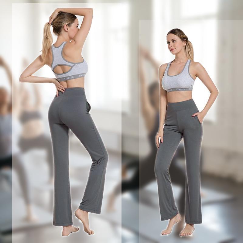 Women's High Waist and Flared Leg Yoga Pants