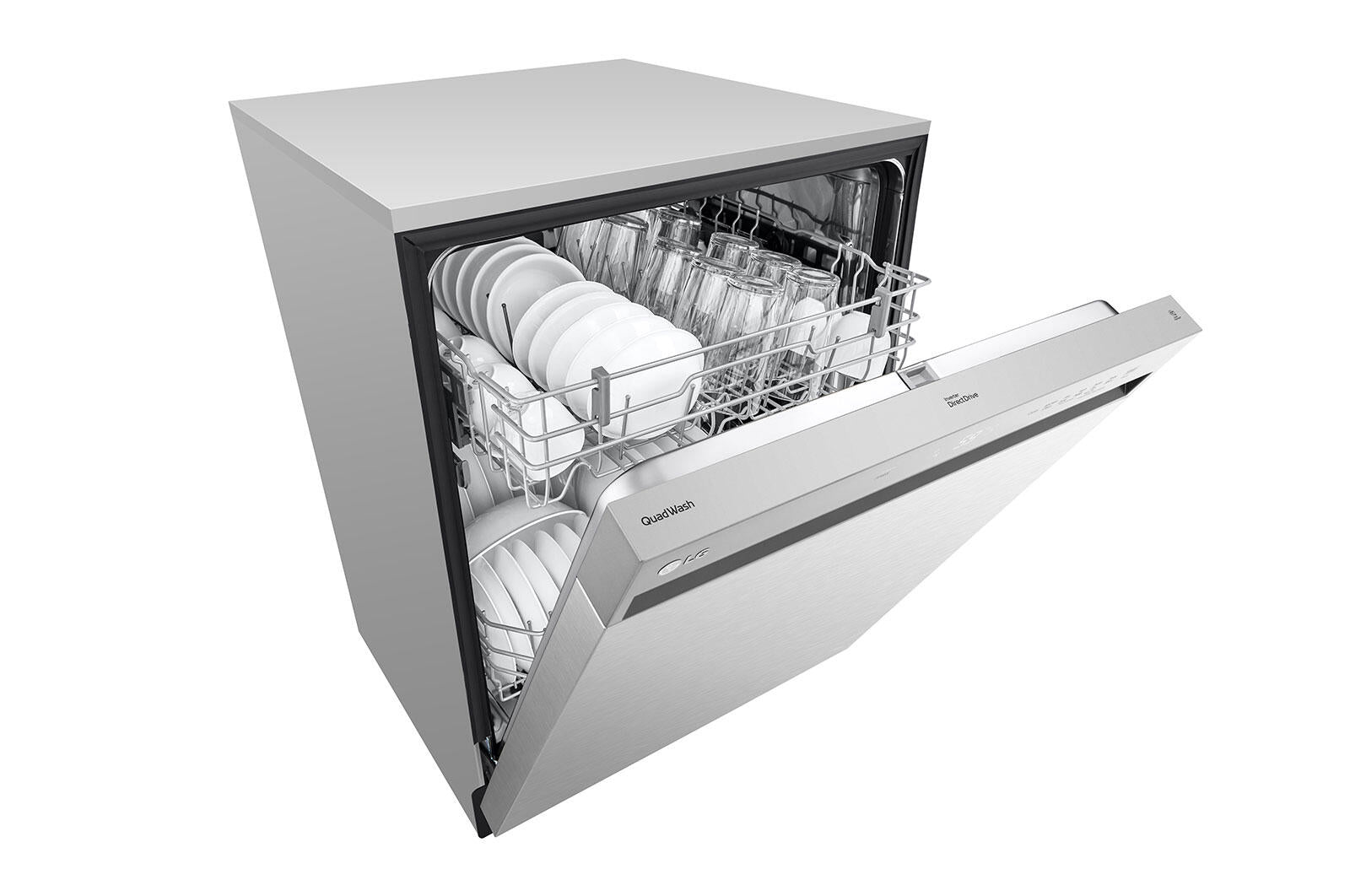 Lg LDFN3432T Front Control Dishwasher With Quadwash™