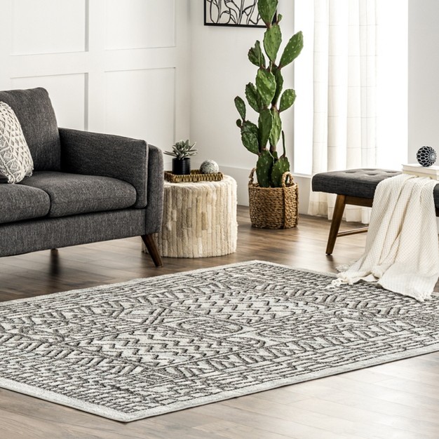 Nuloom Joannie Contemporary Abstract Patterned Area Rug