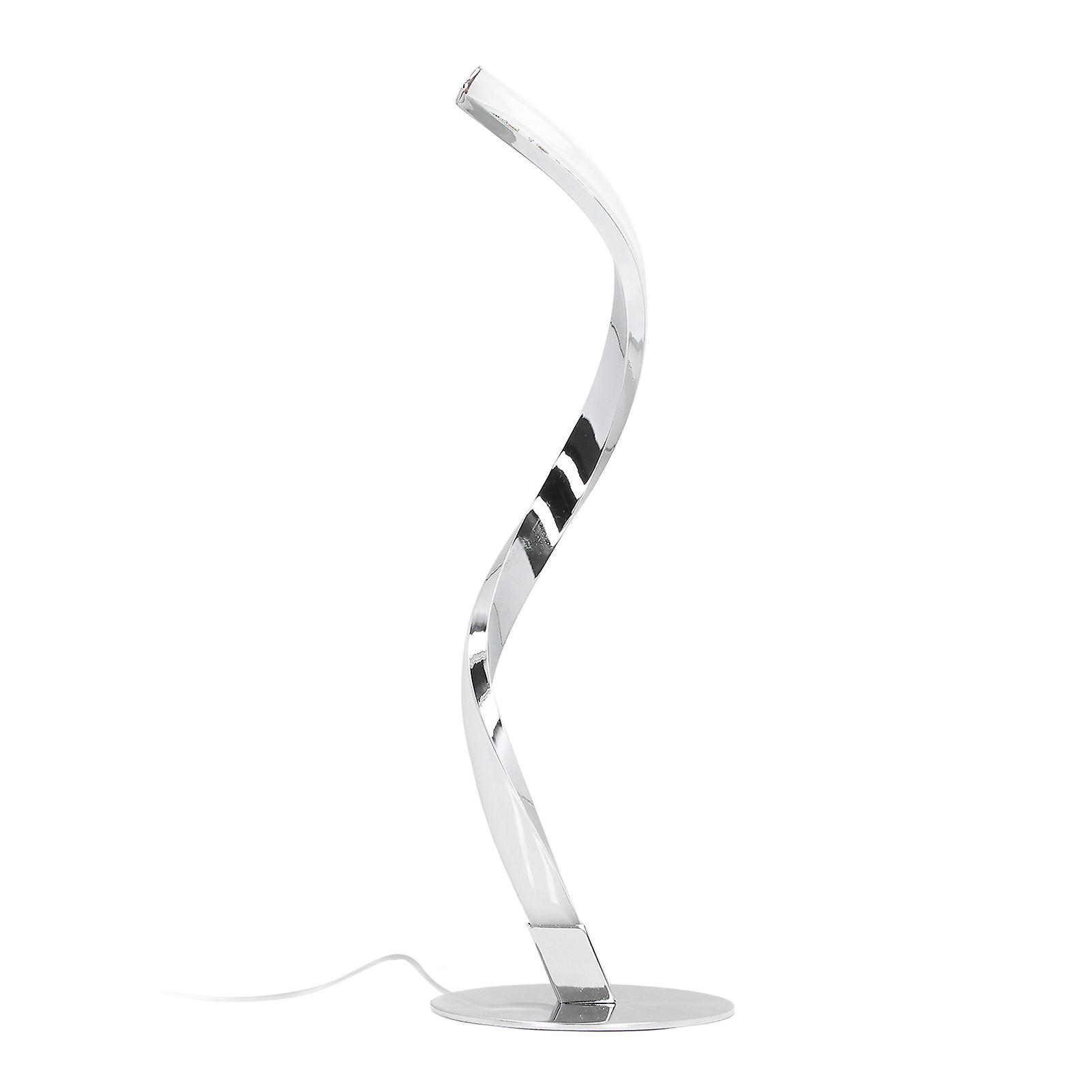 Curved Table Lamp Modern 3000K White Light LED Spiral Desk Light for Living Room Bedroom 100‑240VUS Plug