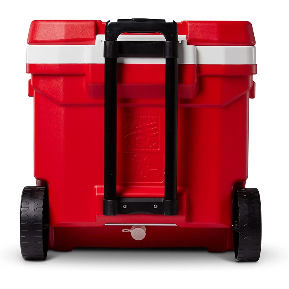 Igloo Profile II 60 Roller Hard Cooler Red Star 60qt ;