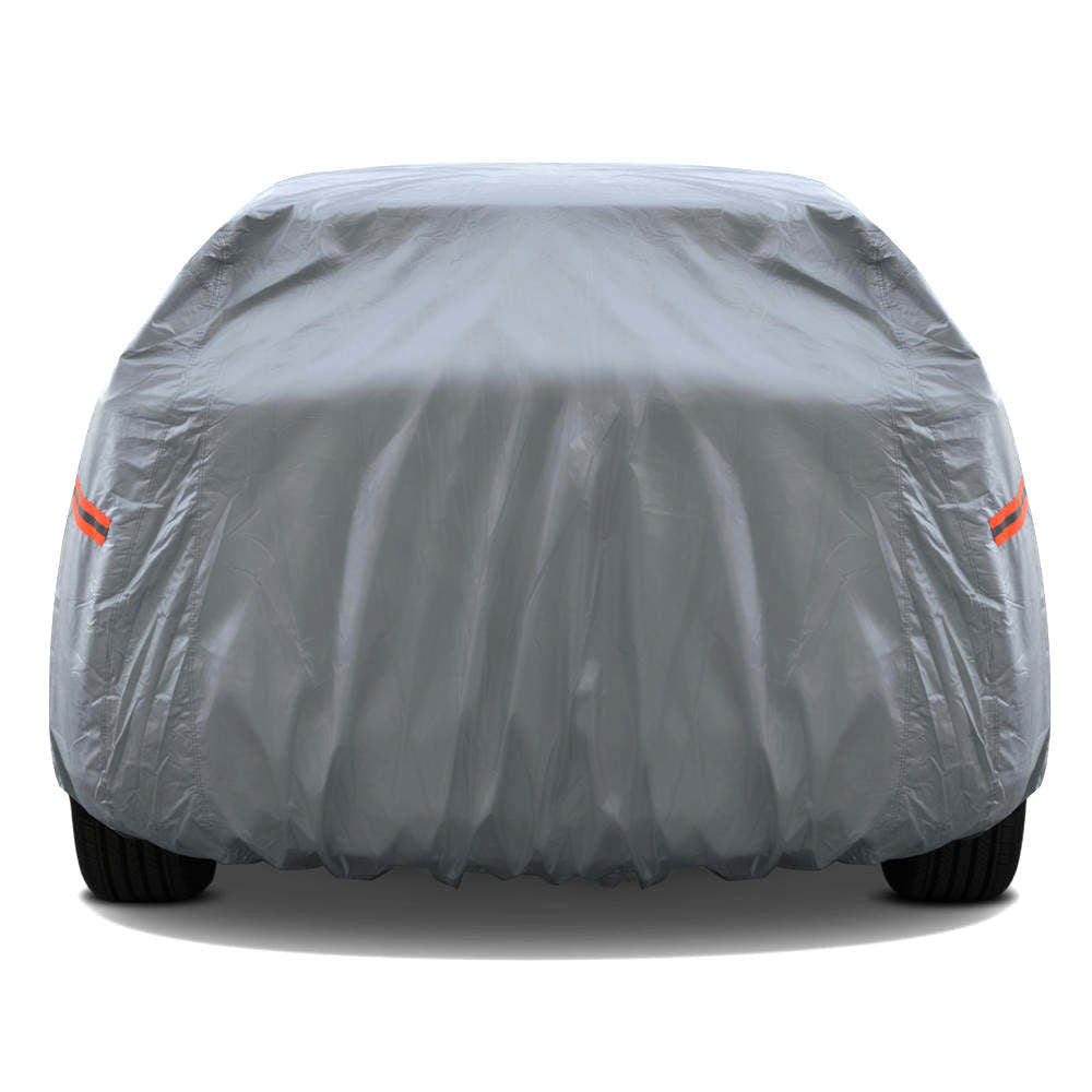 5 Layer Outdoor Car Cover Cotton Lining Breathable Waterproof Weather Protector for 186