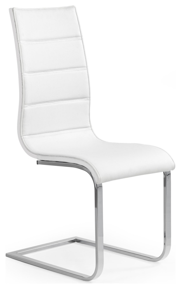 ERINA Dining Chairs set of 4   White   Contemporary   Dining Chairs   by Table World  Houzz