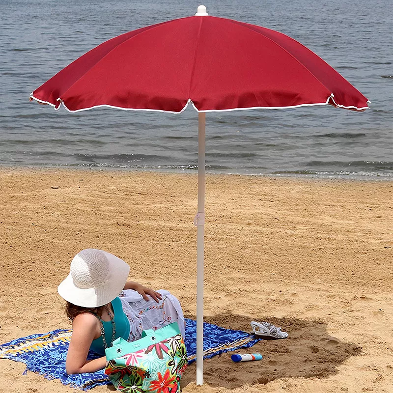 Sunnydaze 5' Beach Umbrella with Tilt Function