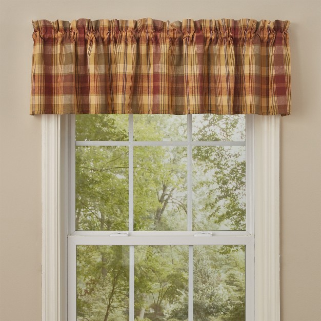 Park Designs Red Saffron Valance 72 x27 x27 l