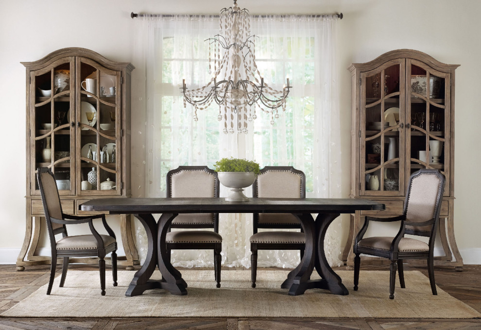 Corsica Dark Upholstered Side Chair   Traditional   Dining Chairs   by Hooker Furniture  Houzz