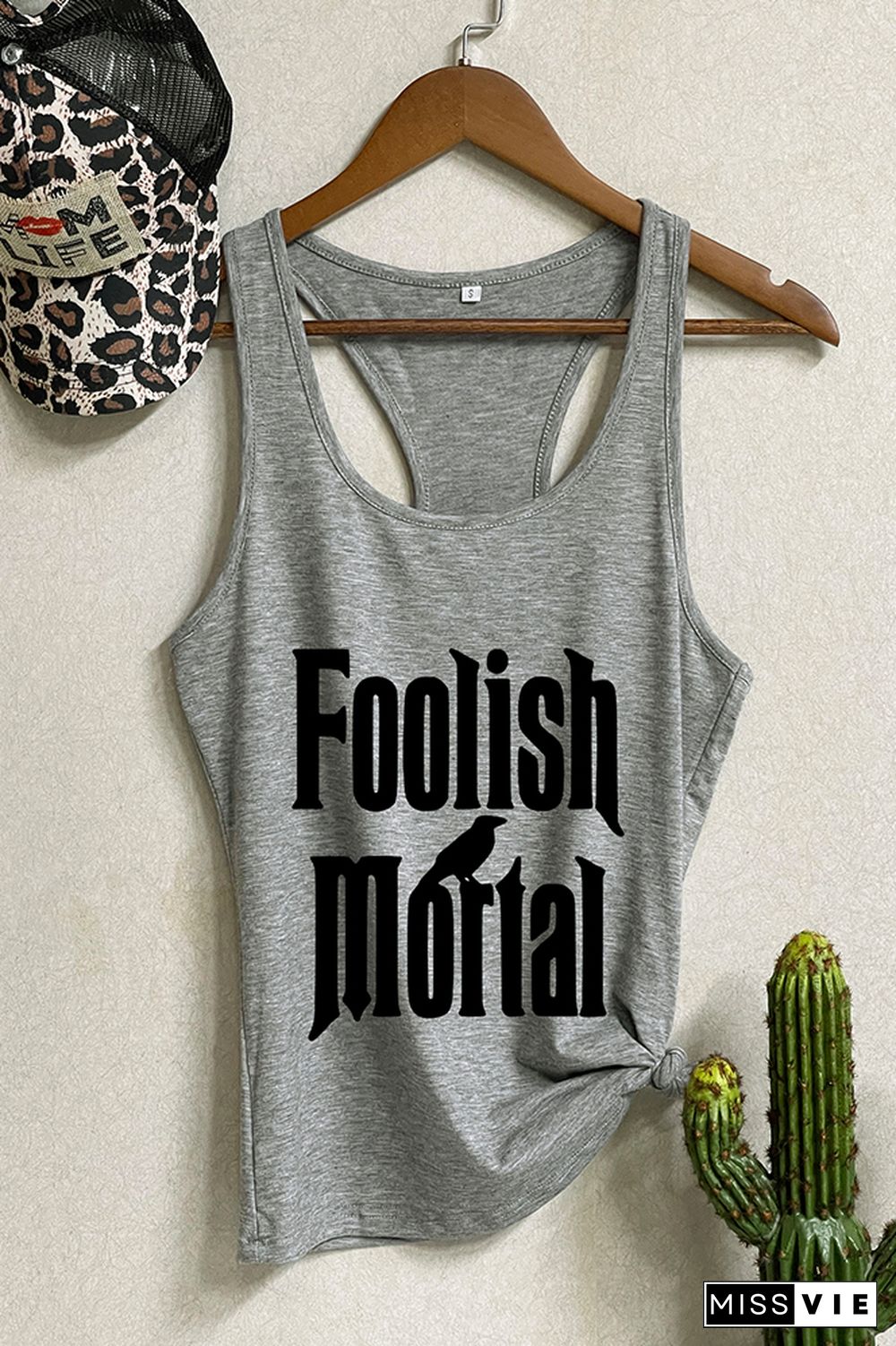 Foolish Mortal Sleeveless Tank Top Wholesale